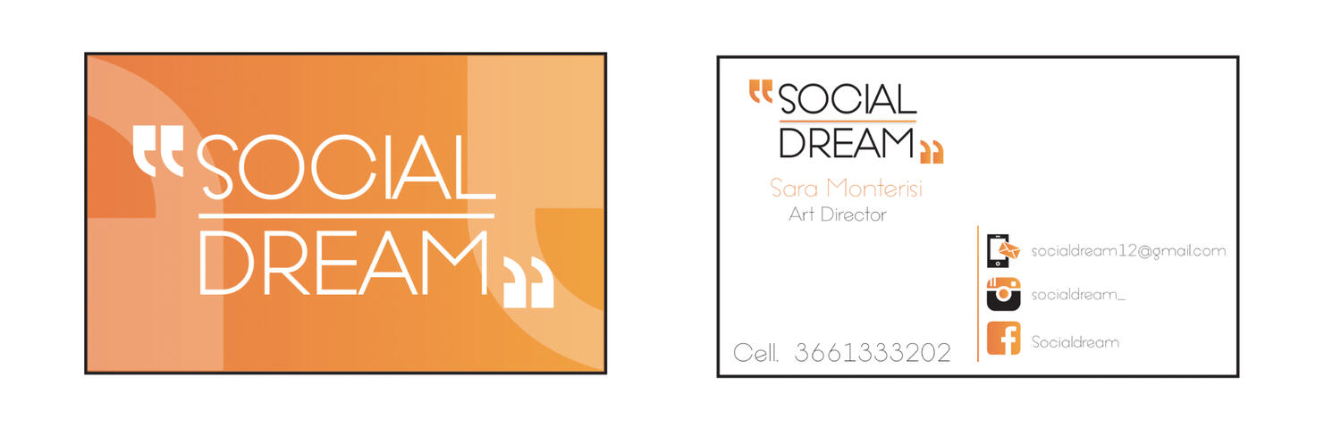 Social Dream personal business card